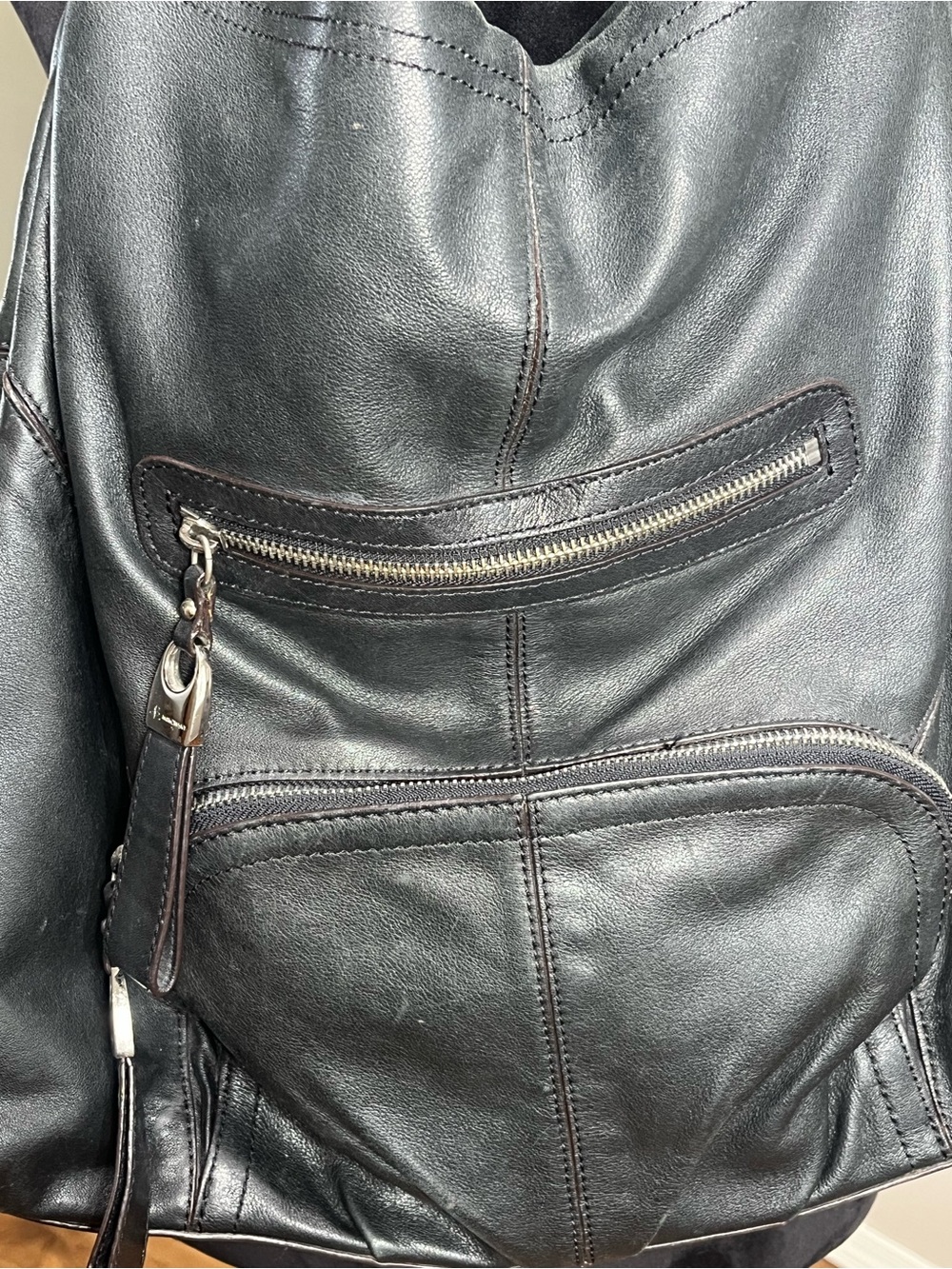 b. Makowsky vintage leather purse - Picture 6 of 13